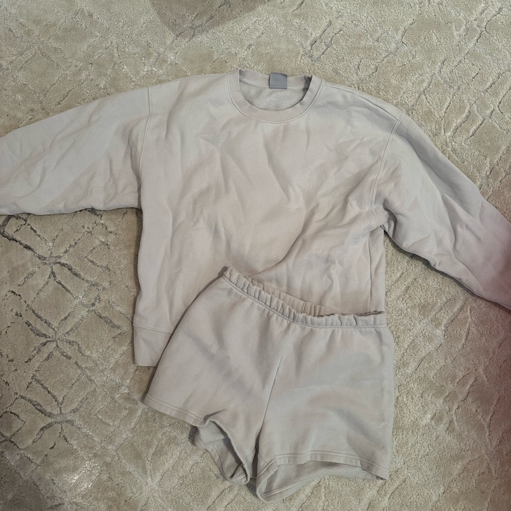 Grey Aritzia sweat set
